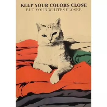 Laundry Day Woman Washing Machine Cat Wall Art Canvas Painting Nordic Poster Print Toilet Pictures for Living Room Decoration 21cm30cm NoFrame