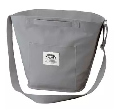 Круглая сумка для хранения белья Ширина 55 x Высота 37 см Серый Сделано в Японии Нравится-это (нижние 30) HC-01 серый