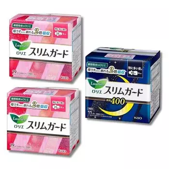 Laurier Slim Guard Специально для дневного использования с крылышками 25 см штук 2 пакета Laurier Slim Guard с крылышками 40 см 400 шт. x 1 (19 * набор) + (11 мешок)