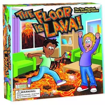 Lava Jumping Desktop Rotate Family Party Game The floor is lava game(900g)