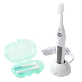 Lavender 1.6MHz ultrasonic electric toothbrush smile x AU-300D with 2 packs of replacement toothbrushes