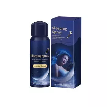 Спрей для подушки с лавандой - ароматерапевтический спрей для сна с подушкойНатуральная сыворотка с лавандовым маслом для белья и комнаты, спрей для улучшения сна100 мл One Size