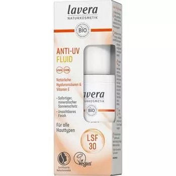 Lavera lavera солнцезащитный флюид против ультрафиолета SPF30, 30 мл