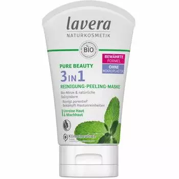 Lavera Pure Beauty 3в1 Очищающая пилинг-маска 125мл