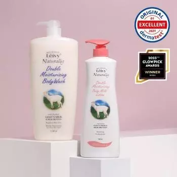 Lavey [Большая емкость] Лосьон для тела с козьим молоком Lavey, большая емкость Выберите гель для душа Гель для душа с козьим молоком 1150 мл