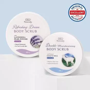 Lavey Perfume Body Scrub 400g Choose 2 Goat Milk Lavender Lavender Goat Milk Body Scrub 400g