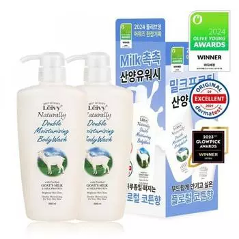 Lavy [2024 Awards] Гель для душа Lavy Goat Milk 500 мл Ограниченная серия Double Project Awards