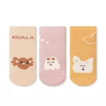Lawadka 3Pairs/lot Newborn Baby Socks For Boys Girls Winter Thick Warm Toddler Home Floor Sock Soft Children s Socks Non slip 0-1Years(S)