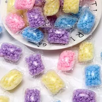 Лаванда Чистая одежда Смягчает розовые шарики для стирки Свежий аромат Усилитель аромата для белья при стирке жёлтый