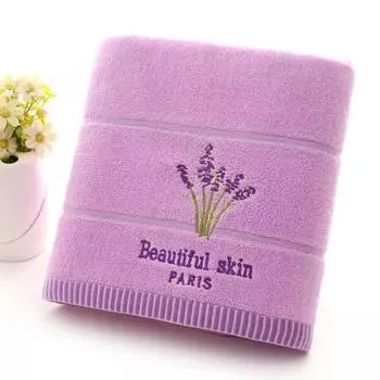 Лавандовое банное полотенце, мягкое, хлопковое, клетчатое, плотное, хлопковое, для душа, ванной, домашнего спа-полотенца для взрослых и детей, ручное полотенце 70*140 см Toallas 70x140cm