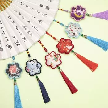 Лавандовое саше, защитное саше с рунами, плоская безопасная сумка-подвеска для автомобиля Flo, ручная кладь 6*6cmabout