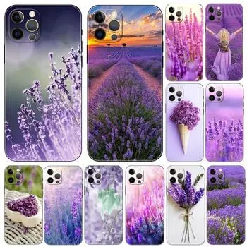 Лавандовый чехол для телефона iPhone Samsung Galaxy Redmi Xiaomi Oppo OnePlus Note SA 7 8 9 10 11 12 13 14 20 21 22 23 53 54 Pro Max Plus Ultra TPU Soft iPhone 6 or 6S