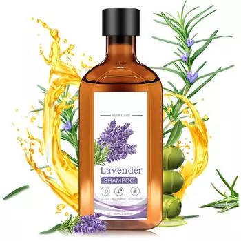 Лавандовый шампунь против зуда и жирности, увлажняющий, мягкий шампунь для волос 100 мл One Size белый