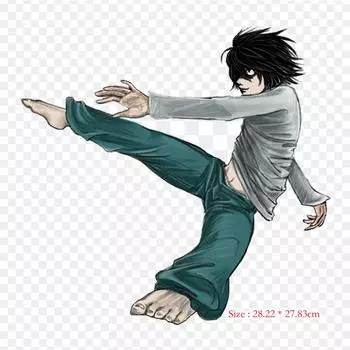 Lawliet Capoeira L Capoeira железные нашивки для одежды, нашивки на одежду, футболки «сделай сам», теплопередающие наклейки