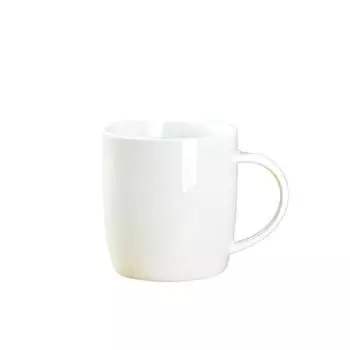 Layer Single Kitchen Ceramic Coffee Mug Gift Children Supplies Safe Finish Gloss White A