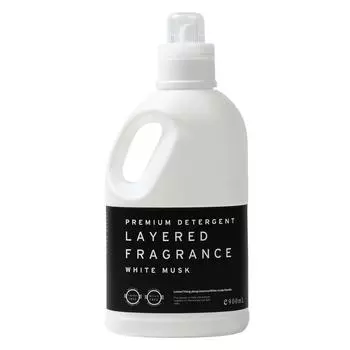 Layered Fragrance Laundry Detergent Premium Detergent White Musk 900ml