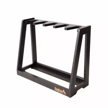 LayLax [Gun Rack] [Wooden/Assembly Type] Dark Brown Holds up to 5 pieces