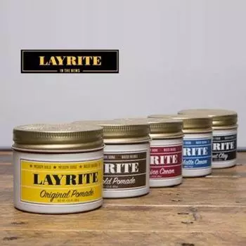 Layrite Помада Воск для волос Цементная глина Помада Layrite