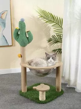 Лазалки для кошек Когтеточки Трехслойная космическая капсула Игрушка для сна Когтеточка для кошек Гнездо для кошек Товары для животных Аксессуары