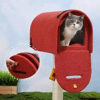 Лазалки для кошек Маленький домик для кошек Гнездо для кошек Один маленький без земли Игрушки из сизалевой колонны Товары для животных Игрушки Casas Para Gatos