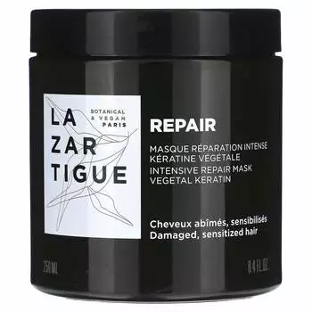 Lazartigue, Intensive Repair Mask, with vegetable keratin, 8.4 fl oz