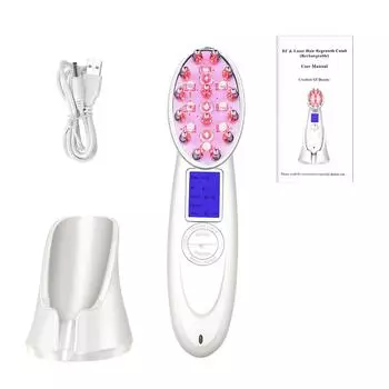 Лазерная расческа для роста волос Массажер против выпадения волос Расческа для восстановления роста волос