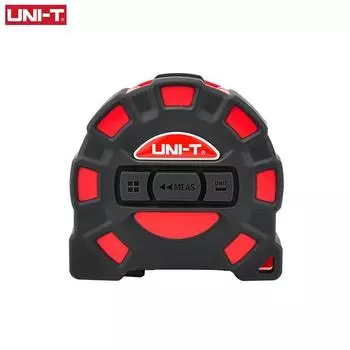 Лазерная рулетка UNI-T 50 м 60 м LM50T LM60T, цифровая электронная линейка, рулетка, ЖК-дисплей, выдвижной измерительный инструмент