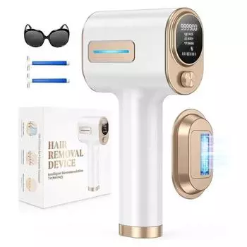 Лазерный эпилятор для удаления волос с быстрой вспышкой 0,8 с, безболезненное устройство для удаления волос в домашних условиях для женщин и мужчин, лечение всего тела US Plug