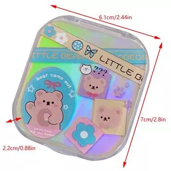 Лазерный чехол для контактных линз, контейнер для цветных линз, подарочный набор для девочек