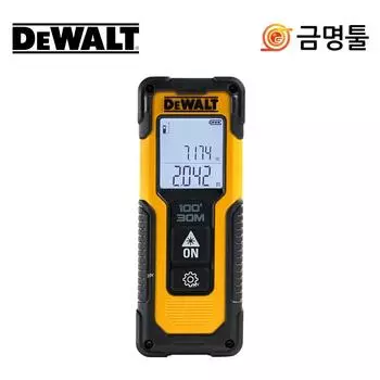 Лазерный дальномер DeWalt DWHT77100, лазерная рулетка, способная измерять площадь площадью 30 метров.