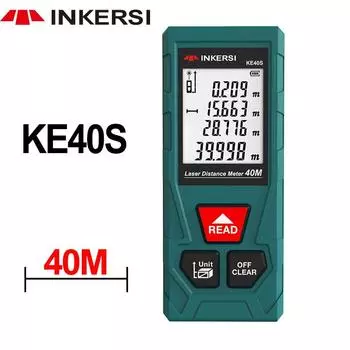 Лазерный дальномер INKERSI 40, 100 м, 120 м, лазерная рулетка, высокоточный цифровой дальномер, строительная рулетка Trena