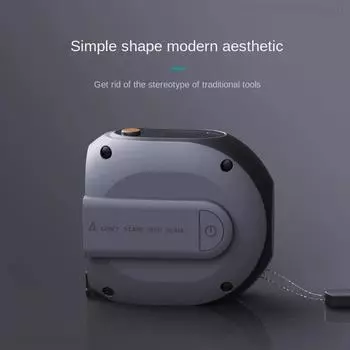 Лазерный дальномер JIMIHOME, лазерная рулетка, цифровая электронная рулетка, портативная рулетка из нержавеющей стали