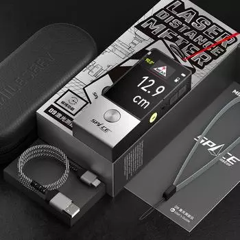 Лазерный дальномер MiLESEEY D9, лазерная рулетка Bluetooth, лазерный дальномер 100 м с визуальным выравниванием, легкое рисование САПР 108M