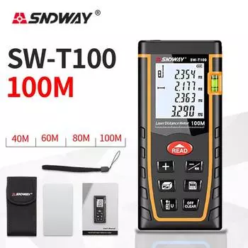 Лазерный дальномер SW-T40: Электронная комнатная линейка с инфракрасной лазерной технологией SW-T100 SW-T40