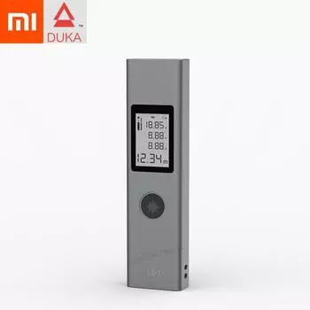 Лазерный дальномер Xiaomi Duka LS-1 20M, высокоточный портативный портативный дальномер