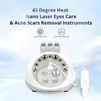 Лазерный массажер для глаз, алмазная микродермабразия, вакуумный пилинг для лица, машина для омоложения кожи белый