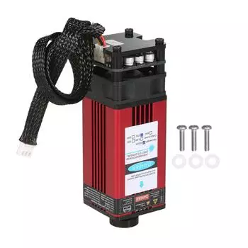 Лазерный модуль 450 нм гравировальная лазерная головка Высокоточная гравировка металла, дерева, акрила для лазера 5.5W вино красного