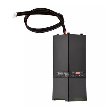 Лазерный модуль 450 нм, лазерная гравировальная головка с фиксированным фокусным расстоянием, высокоскоростной лазерный гравер, резак 3D 5.5W чёрный