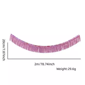 Лазерный Потрясающий Мерцающий Дождь Бахрома Занавес Для Праздничных Вечеринок Фоны StyleA
