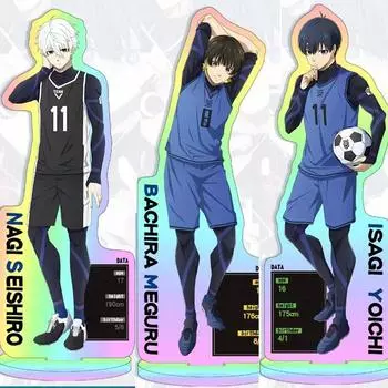 Лазерный синий замок, акриловая фигурка-подставка, модель Исаги Йоичи Бачира Чигири, экшн-фигурки, игрушки, аниме, мероприятия, декор для стола B