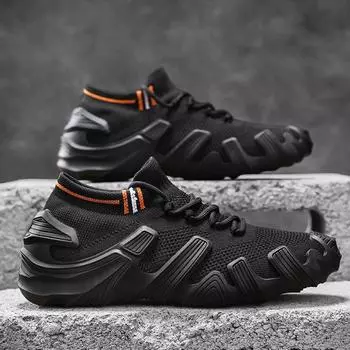 Lazy people prefer one-pedal elastic and not tight spring 2025 men s solid color soft-soled fashionable breathable casual shoes 39