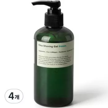 Гель для бритья Lazy Society Frozen Cica, 4 шт., 250 мл