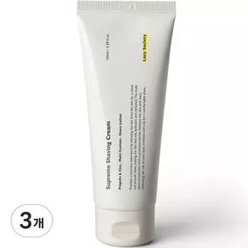 Lazy Society Supreme Shaving Cream, 3, 100ml
