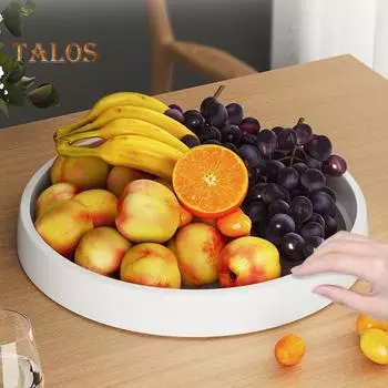 Lazy Susan поворотный органайзер для специй вращающийся на 360 градусов большой емкости нескользящий держатель для хранения S