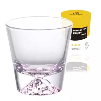 Lazysong Fuji Glass Whiskey Glass Rocks Glass Brandy Glass Fuji Tumbler Glass Fuji Glass Day Pink Dream 256 мл Mt. Монтана. Монтана. Отцовский