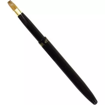 LBS-3 Rokkakukan Sakurado портативная кисть для губ плоская кисть конская ласка смешанные волосы черный чёрный