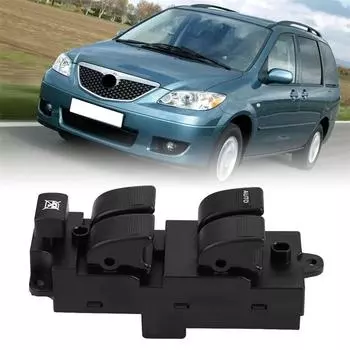 LC62-66-350A Подходит для 2000-2006 Mazda MPV левый главный переключатель стеклоподъемника со стороны водителя НОВЫЙ