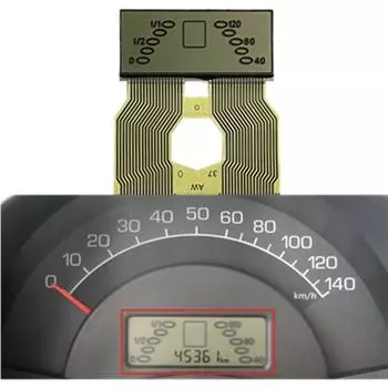 LCD Display Screen For Smart Fortwo (450) 1998-2007 Dashboard Instrument Cluster