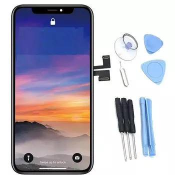 LCD Display Touch Screen Digitizer Repair Kit with Tools for iPhone 11 Pro Max