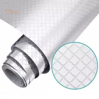 LCP термостойкая самоклеящаяся домашняя кухонная плита настенная наклейка наклейка серебряный